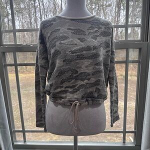 Camouflage Long Sleeve Top